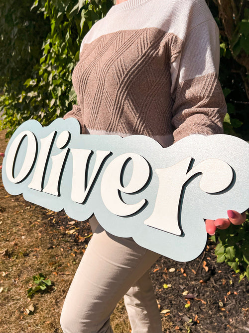 Сastle Nursery Name Sign