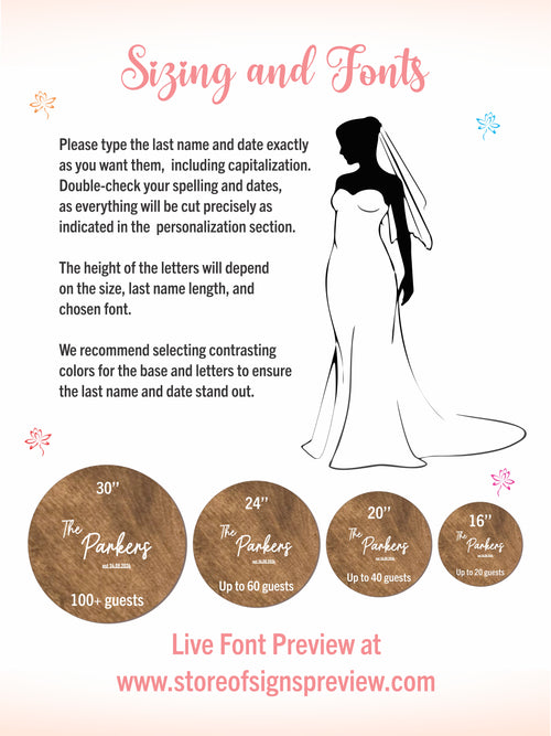 Wedding Welcome Sign – Personalized Wooden Signs for Your Big Day
