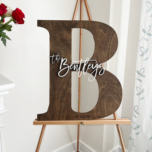 Wedding guestbook alternative wooden name sign wooden letters wedding signs