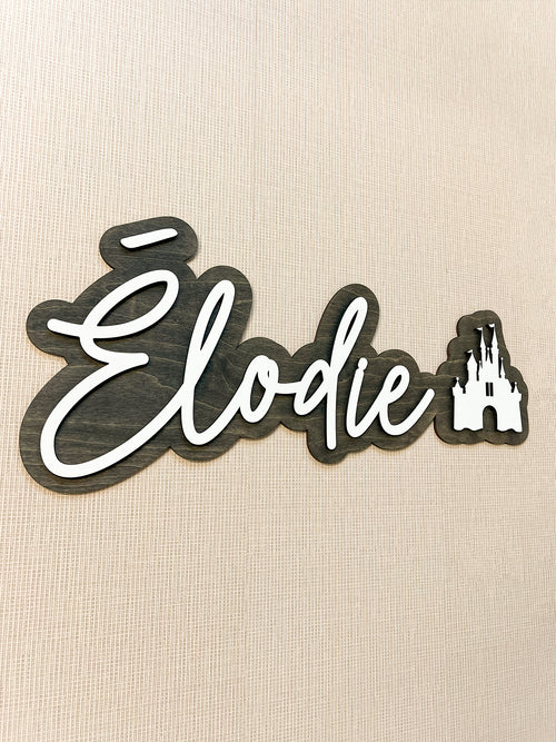 Сastle Nursery Name Sign