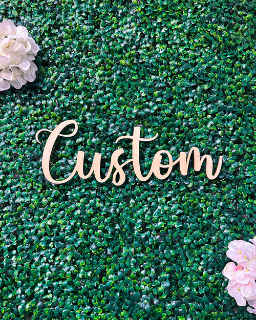 Custom Personalized Wedding backdrop decorations sign