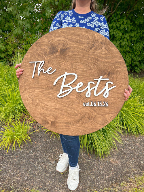 Wedding guest book alternative | Wedding guestbook | Last name wood sign