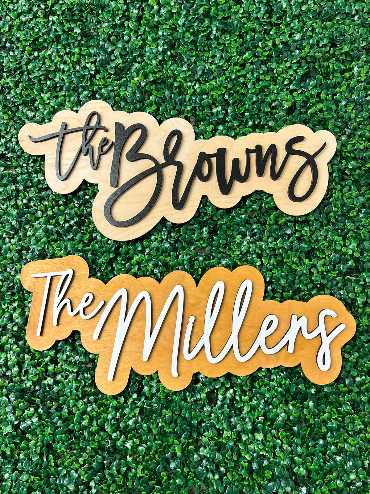 Real Name Sign Last Name Sign for Wedding – Store Of Signs