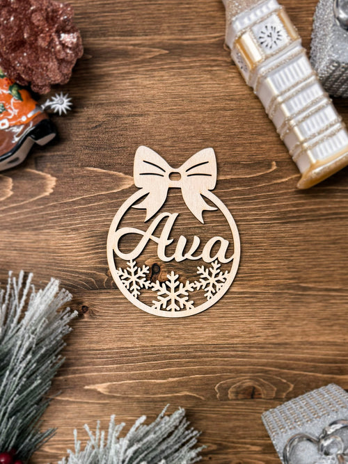 Personalized Christmas Ornaments, Custom Christmas tree Decor