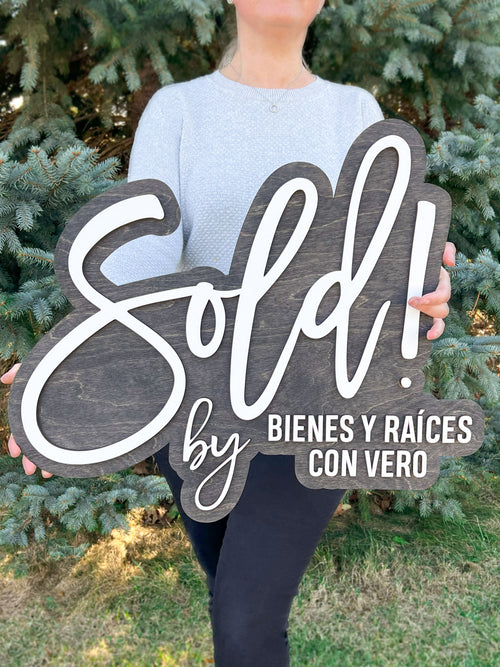 Sold Sign for Realtor – Just Sold Sign for Closing Day