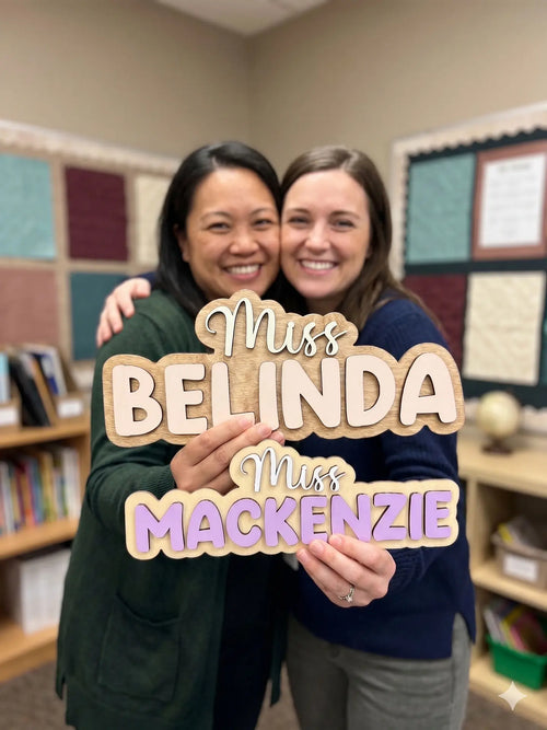 Personalized Teacher Door Sign | Classroom Door Sign