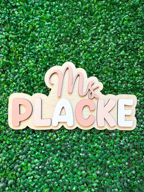 Personalized Teacher Door Sign | Classroom Door Sign