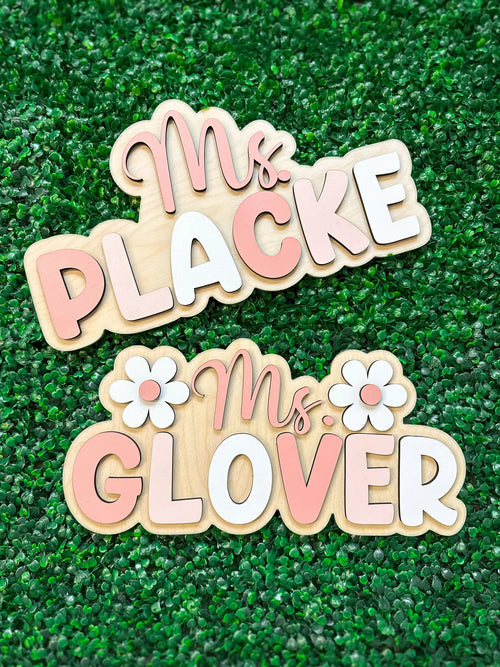Personalized Teacher Door Sign | Classroom Door Sign