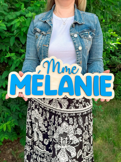 Personalized Teacher Door Sign | Classroom Door Sign