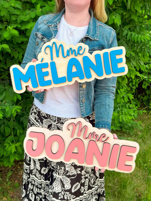 Personalized Teacher Door Sign | Classroom Door Sign